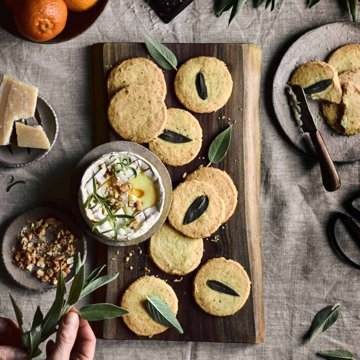 Chicken Fat, Clementine & Sage Biscuits