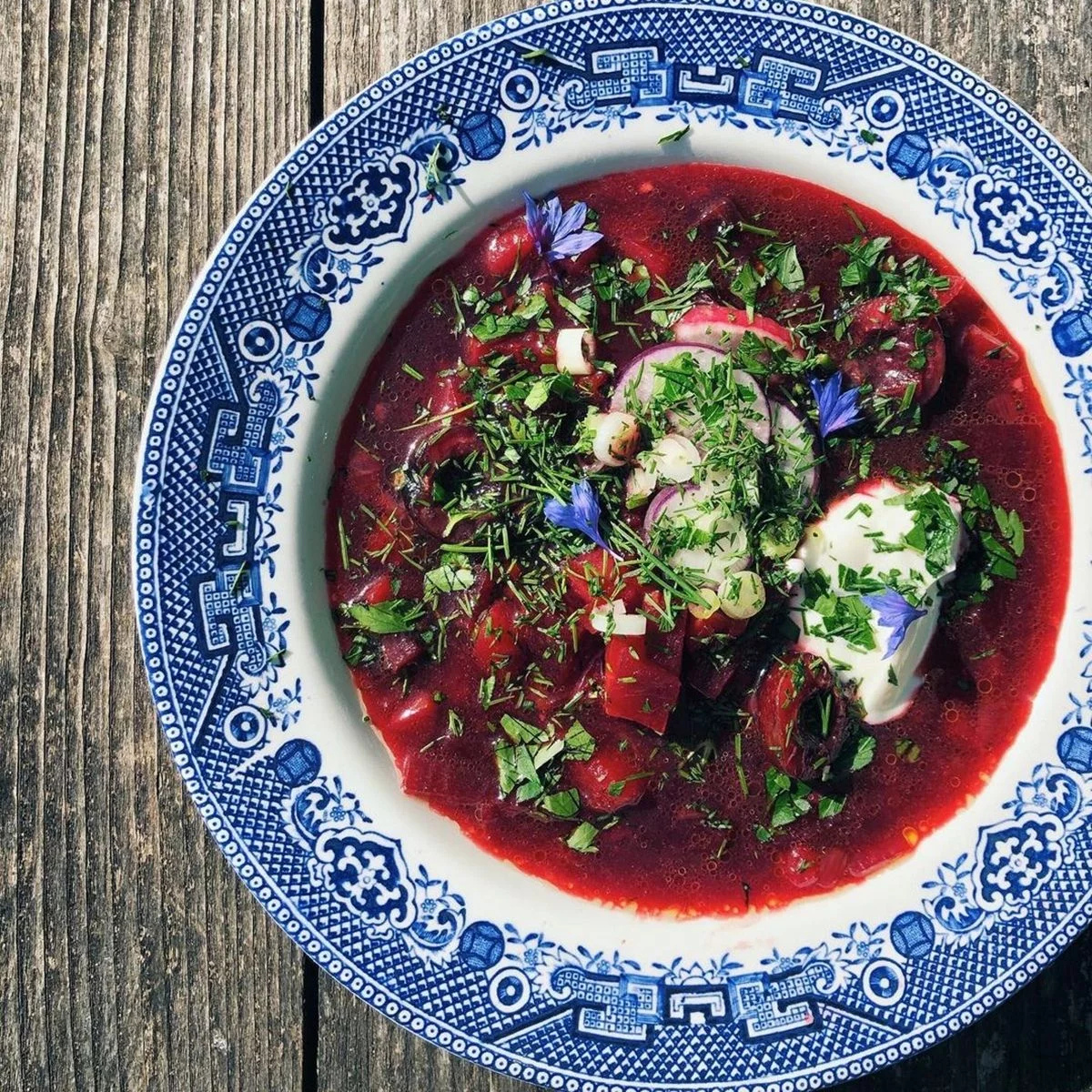 Chilled Summer Borscht