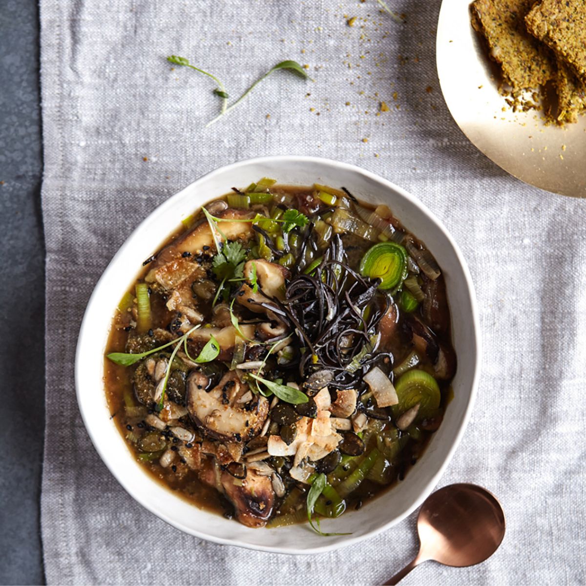 Shiitake Leek Broth