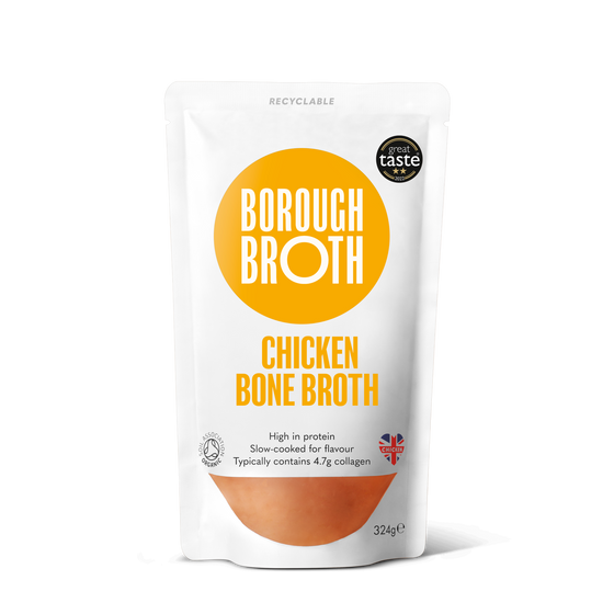 Free-Range Organic Chicken Bone Broth