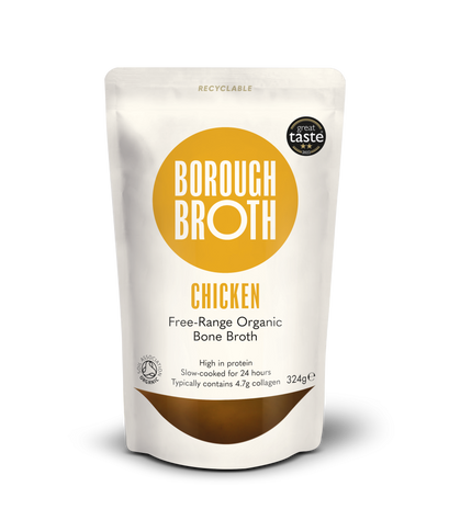 Free-Range Organic Chicken Bone Broth