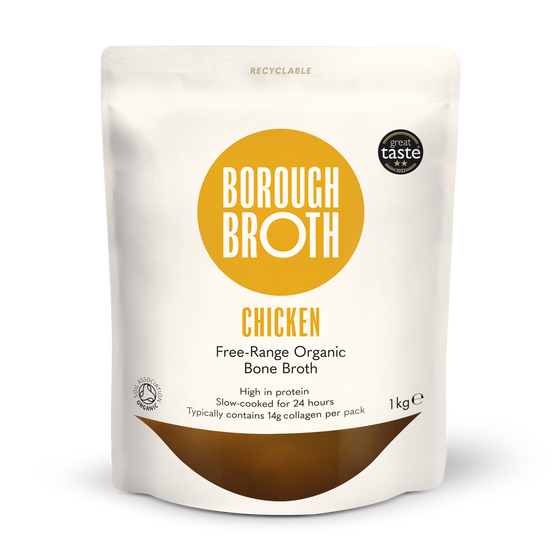 Free-Range Organic Chicken Bone Broth - LARGE PACK