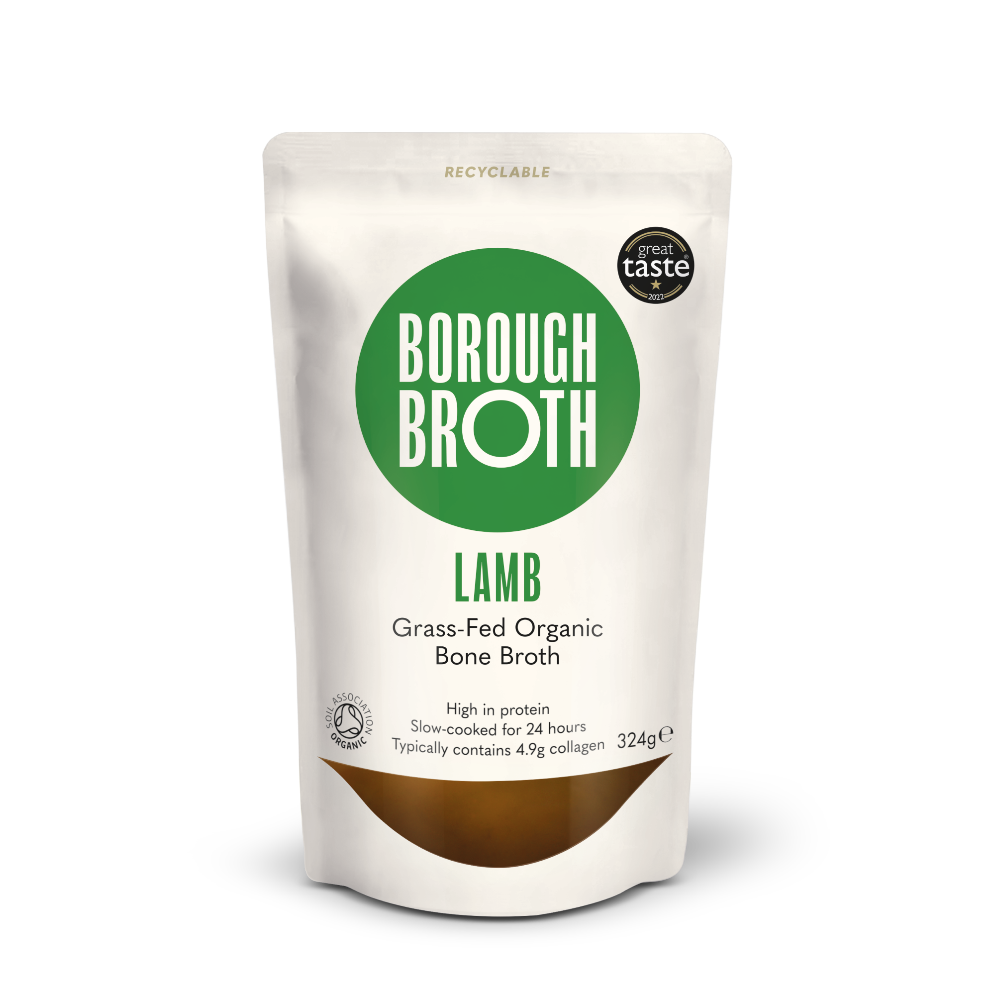 Grass-Fed Organic Lamb Bone Broth