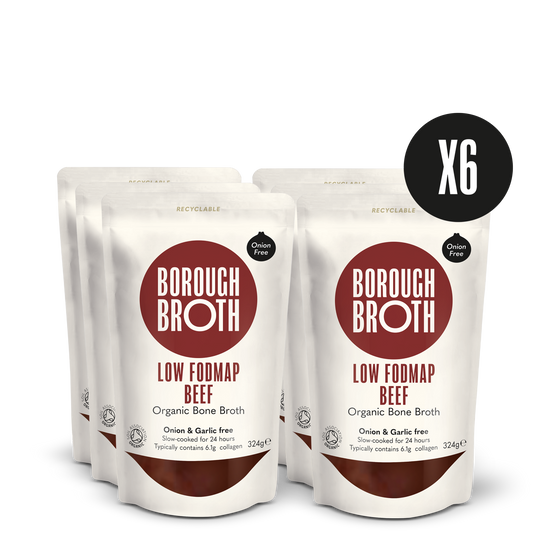 Organic Low FODMAP Beef Bone Broth x 6