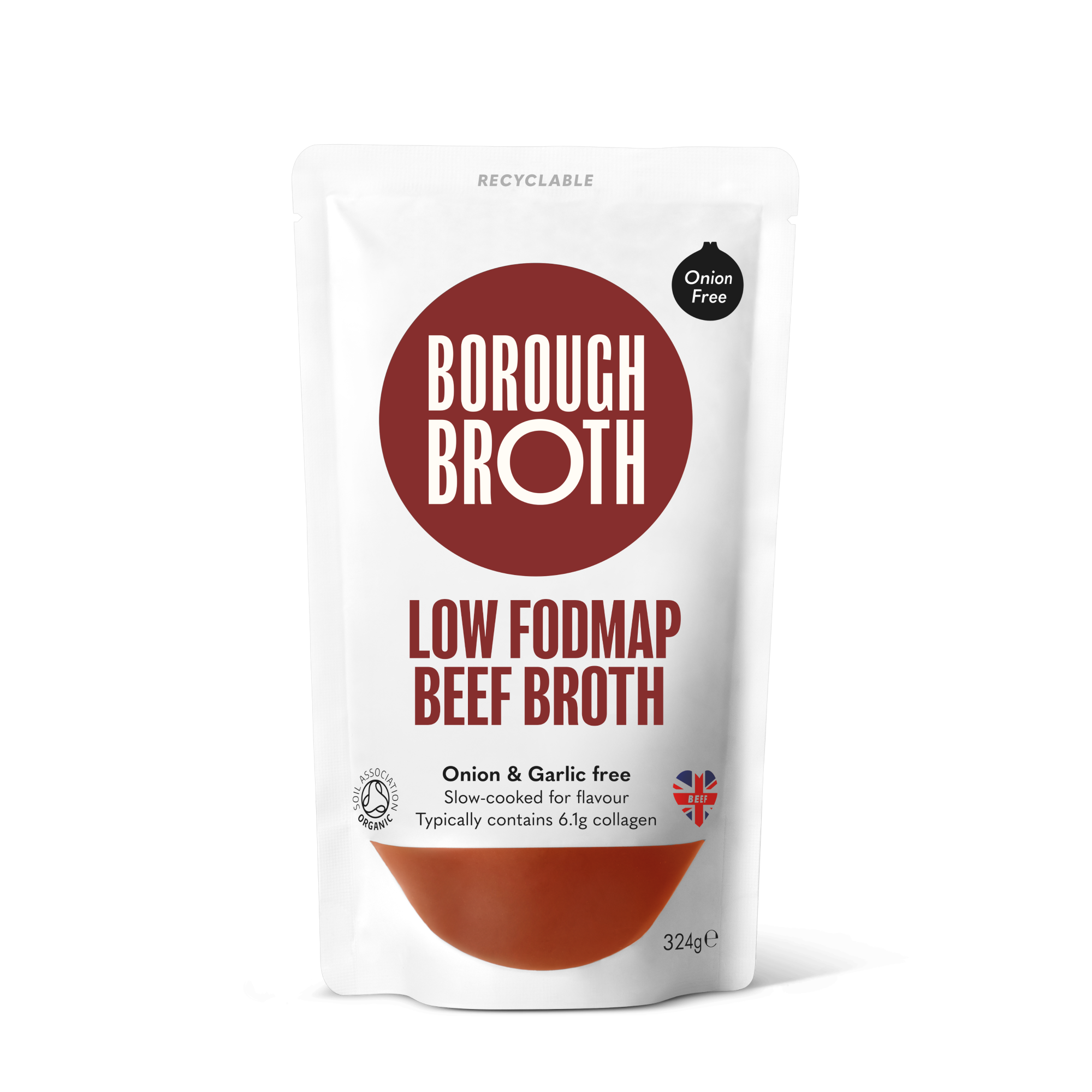 Organic Low FODMAP Beef Bone Broth
