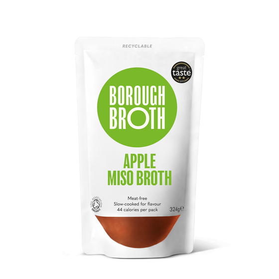 Organic Apple, Miso & Seaweed Broth