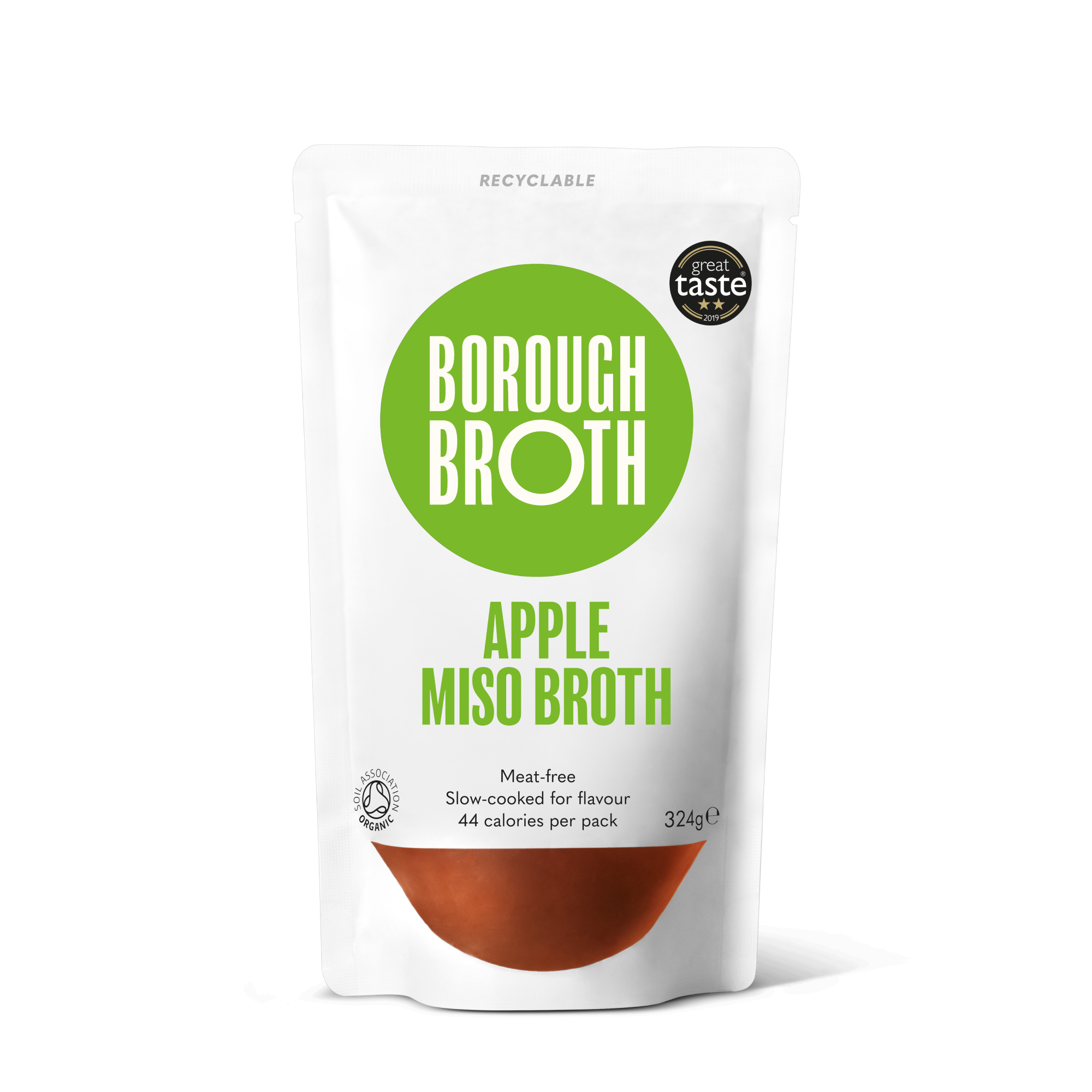 Organic Apple, Miso & Seaweed Broth