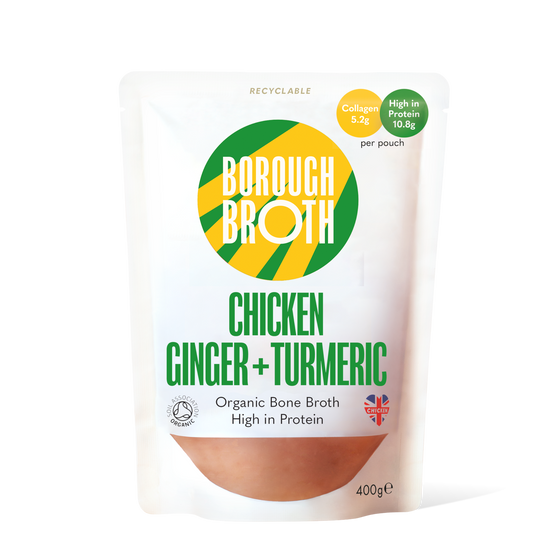 Organic Chicken, Ginger and Turmeric Bone Broth