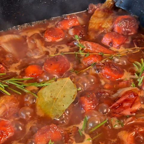 2. Mash the roasted veg