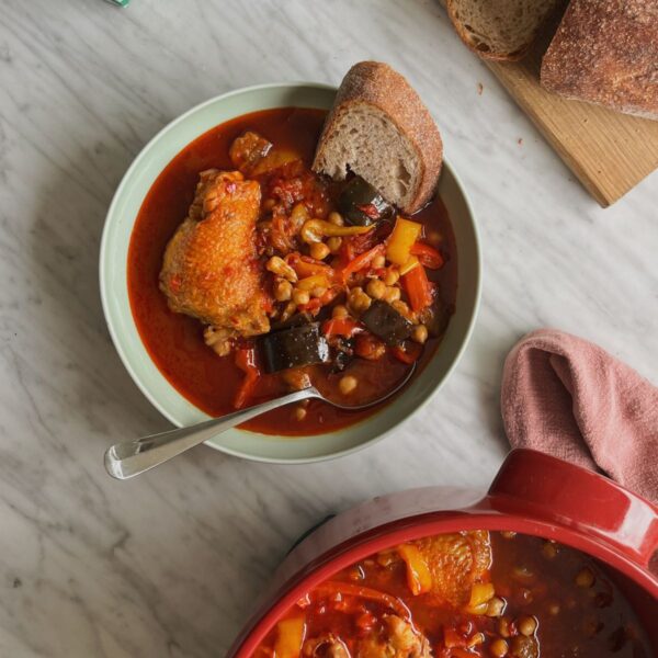 Harissa Chicken and Bean Stew